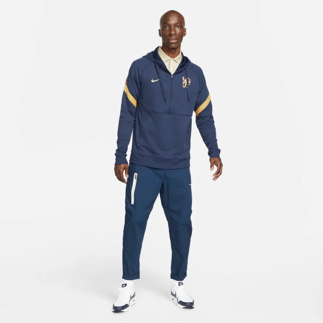Chelsea fc パーカーNike navy/gold セットアップ L