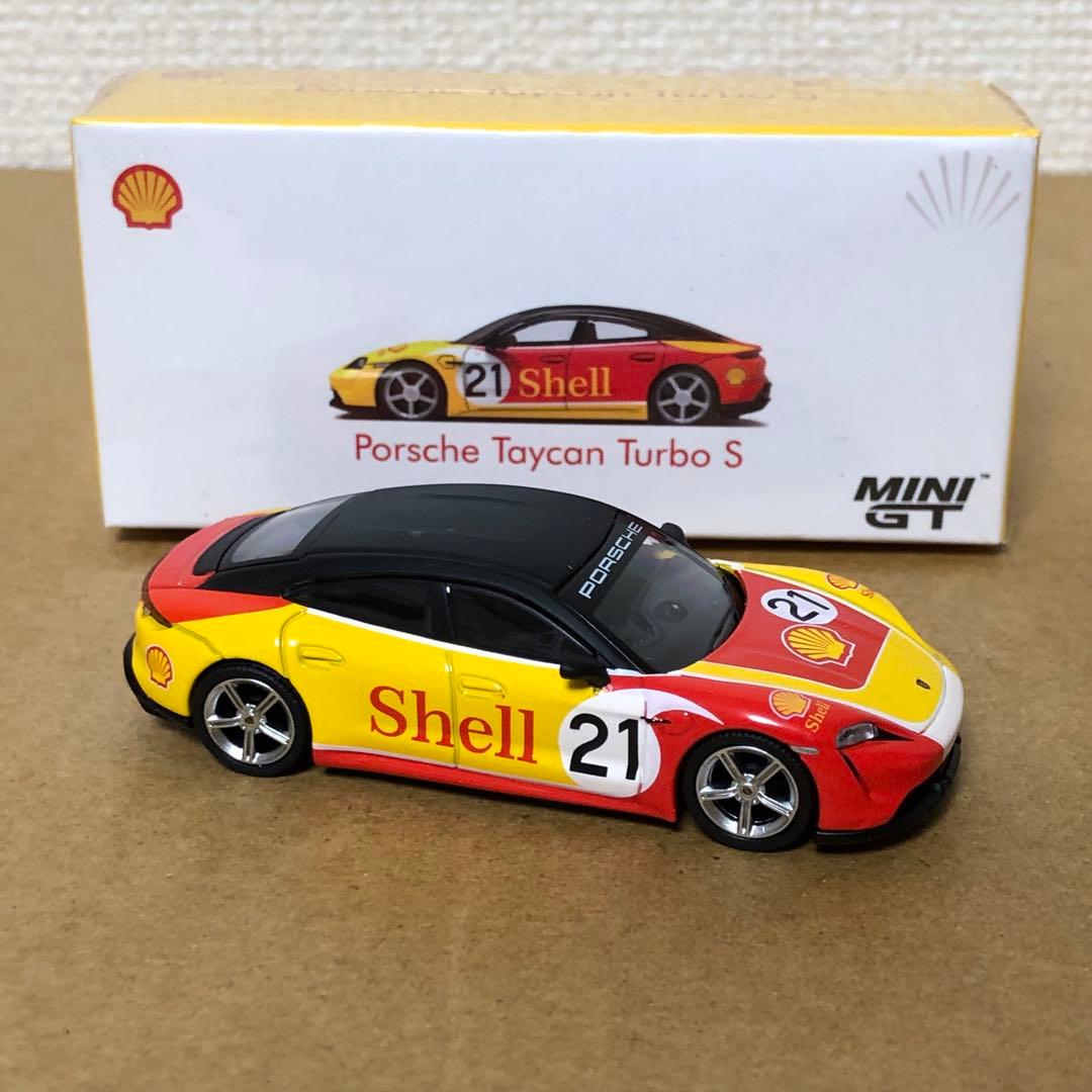 MINI GT X TINY　ポルシェ タイカン ターボ S　 SHELL
