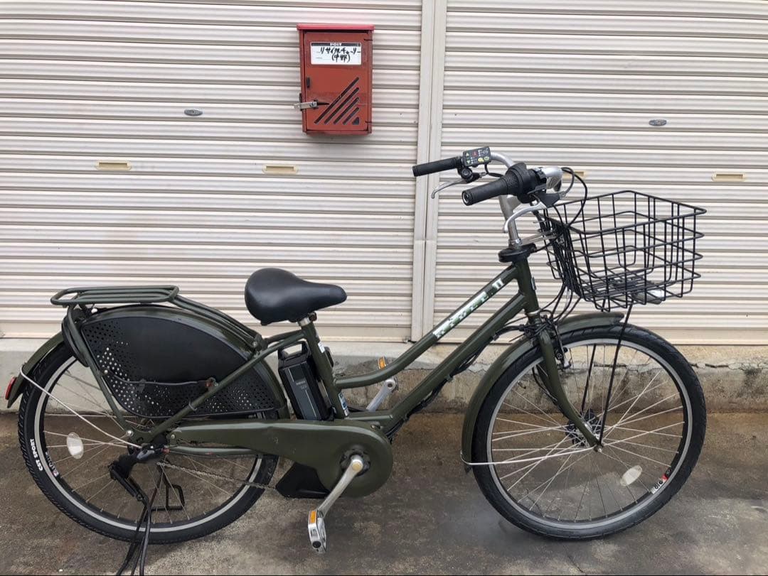 ブリヂストン新機種電動アシスト自転車ハイディ2.26 インチカーキアルミボディー