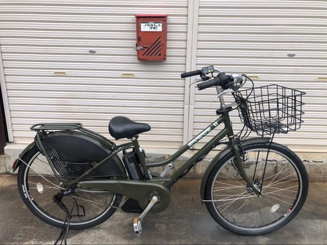 ブリヂストン新機種電動アシスト自転車ハイディ2.26 インチカーキアルミボディー