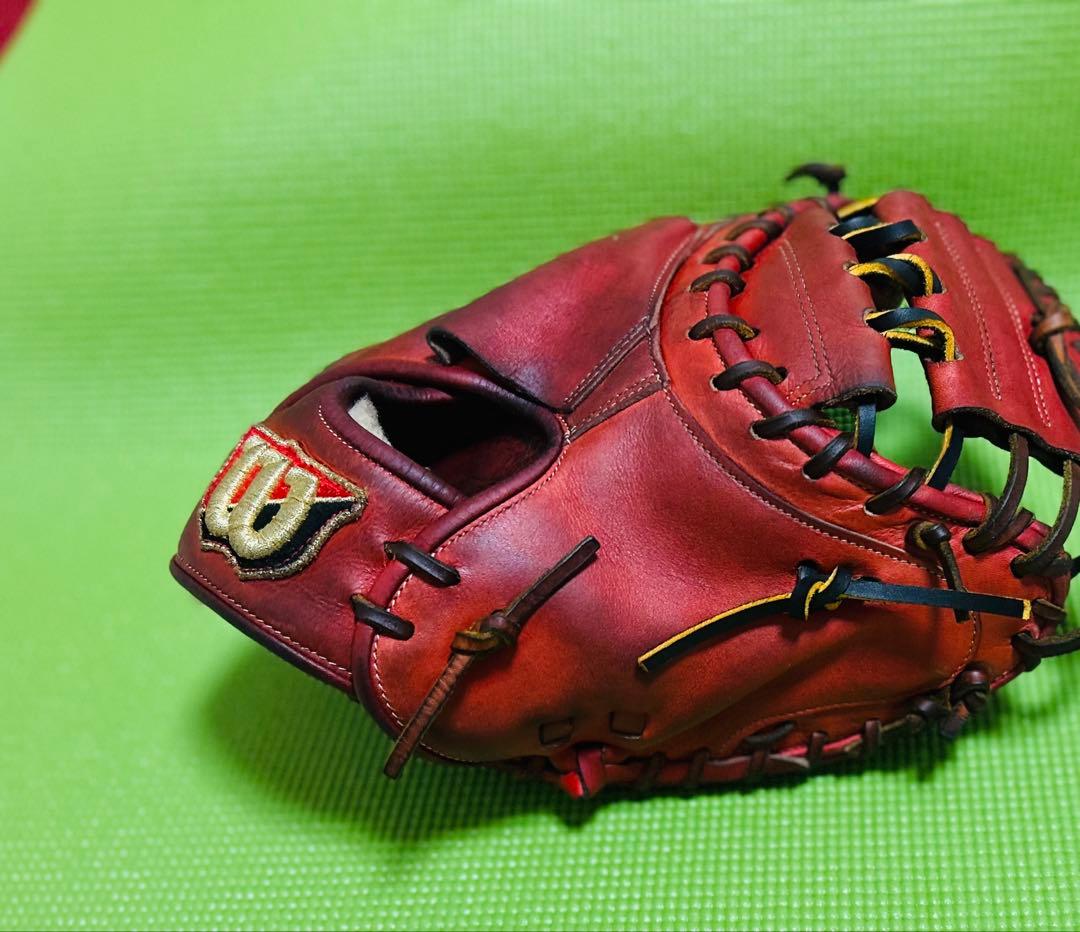 【爆音】日本製　Wilson staff ウィルソン　硬式 キャッチャーミット