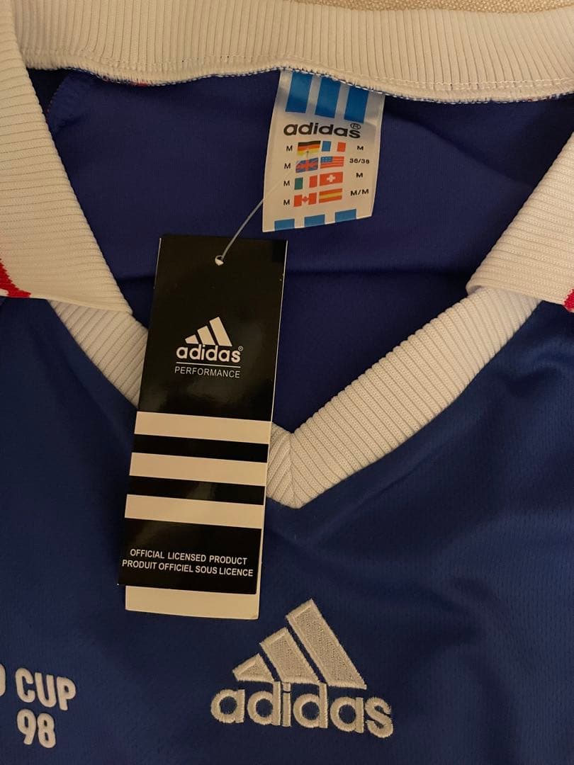 フランス代表 98年ワールドカップ シャツ 10 ZIDANE ヴィンテージユニ