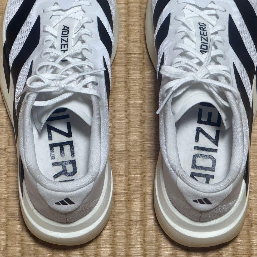 adidas アディゼロ EVO SL ホワイト 27.0cm