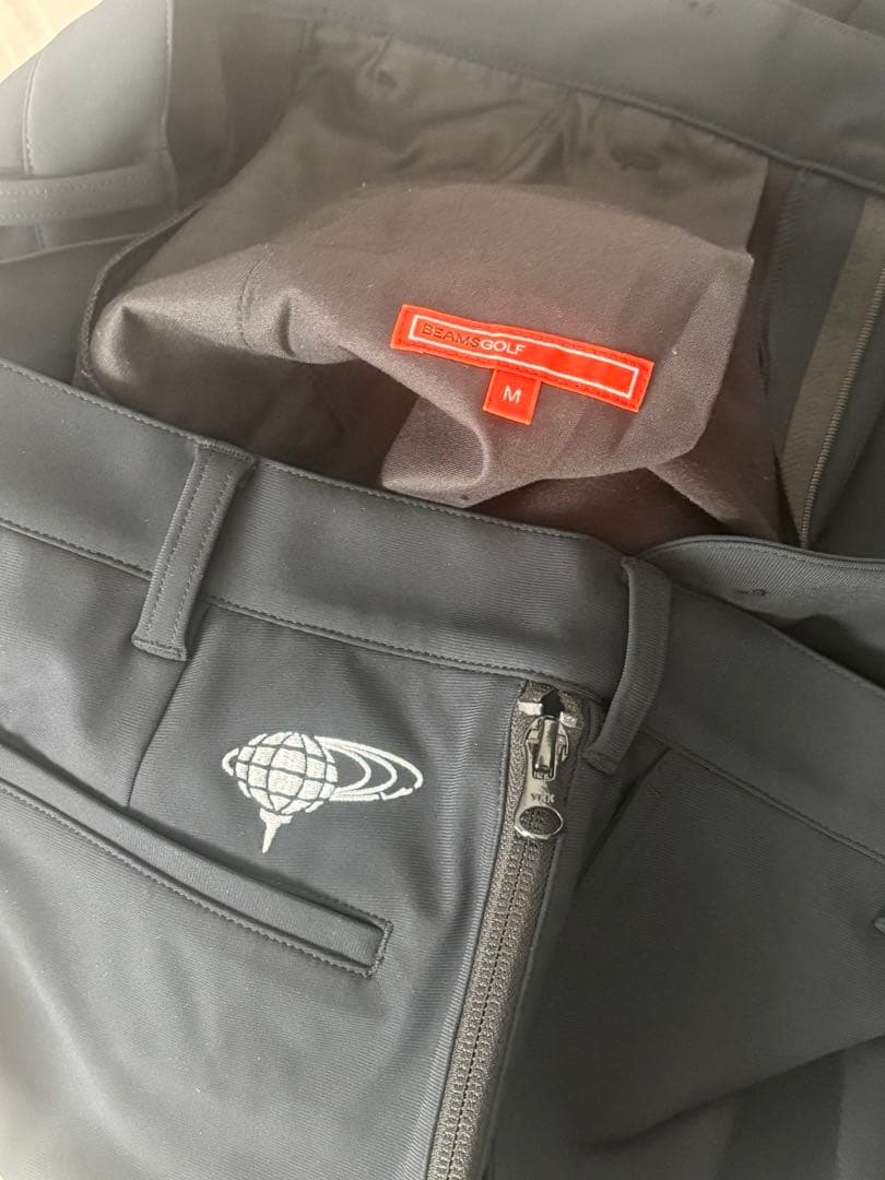 BEAMS GOLF ストレッチ ソフトボンディングパンツ 撥水 M