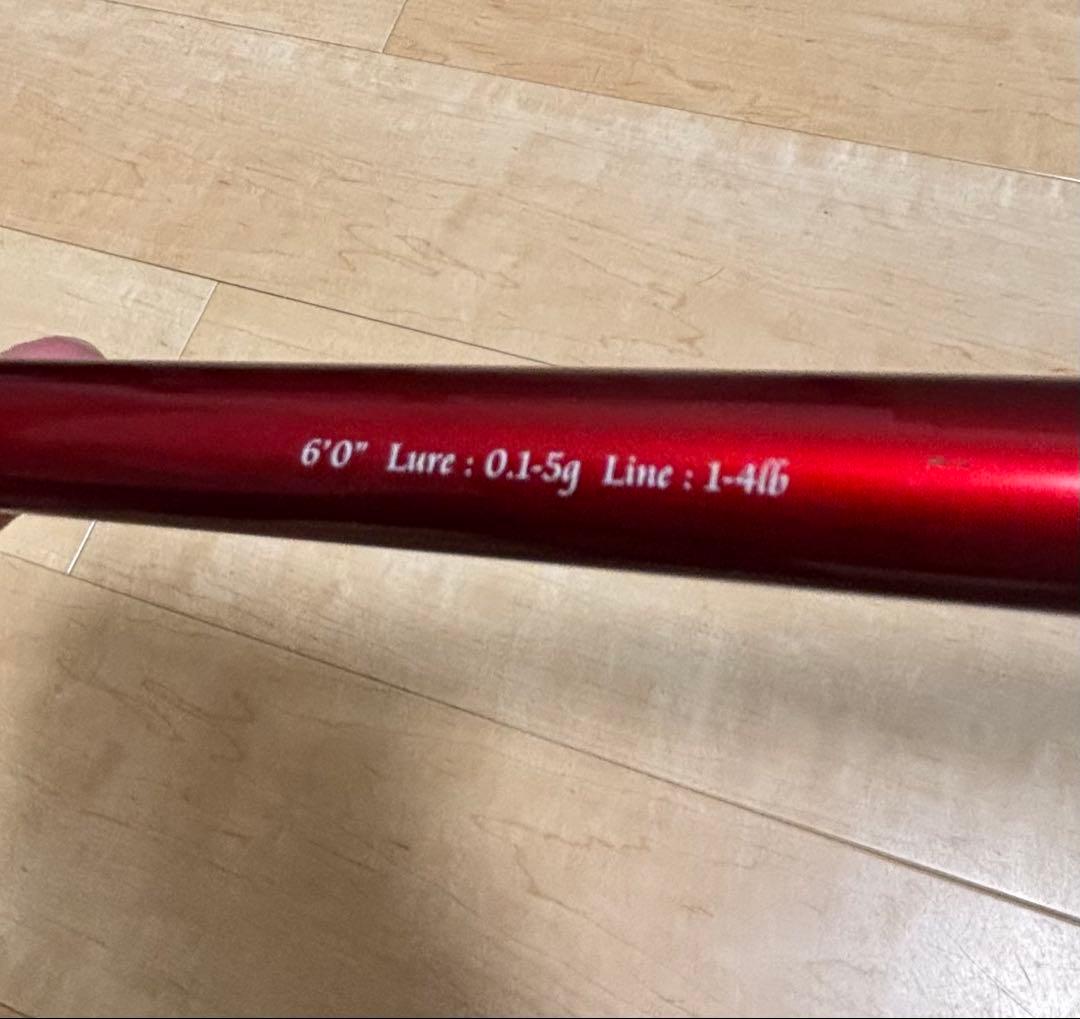 ロッド EMT Vertical Pro 60jr All Red Type-MG