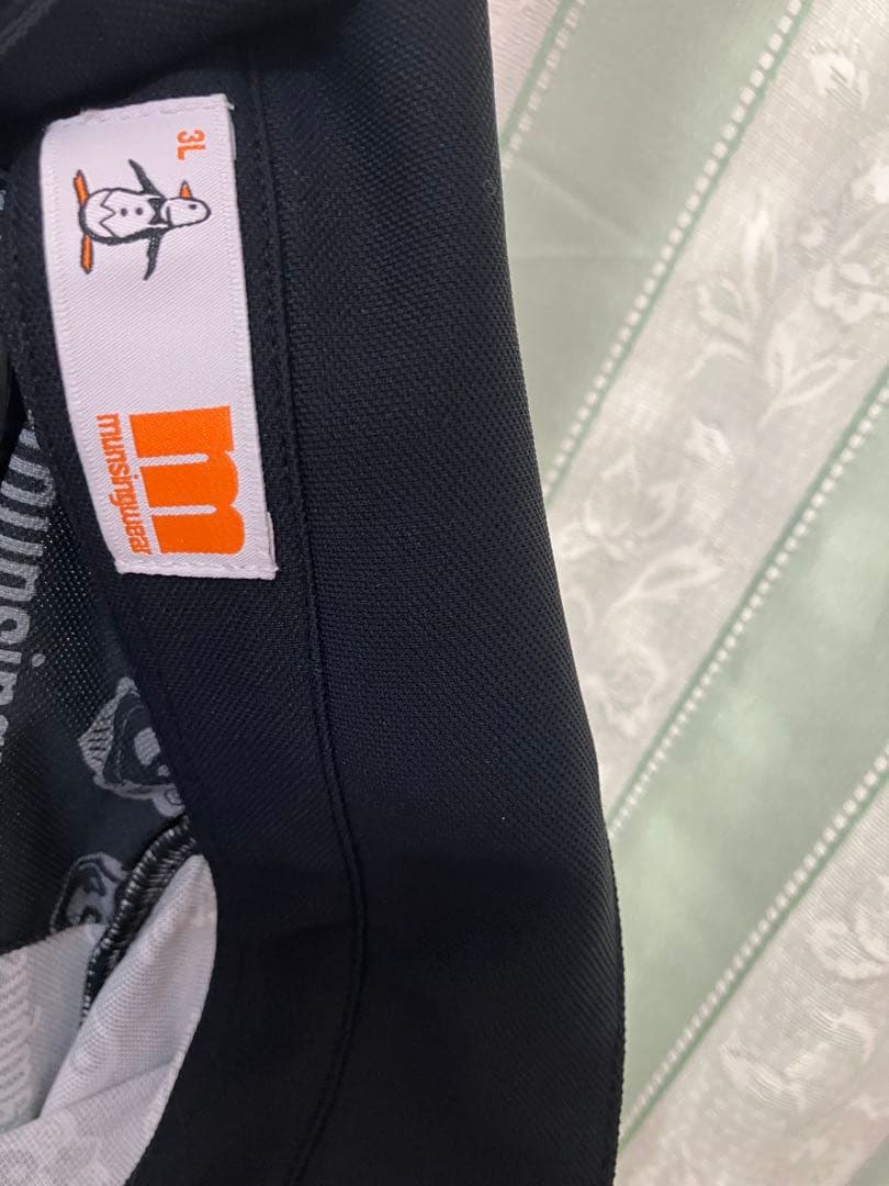 Munsingwear 黒 ゴルフシャツ❤️ひなペンギン　3L 近年物　極美品レア