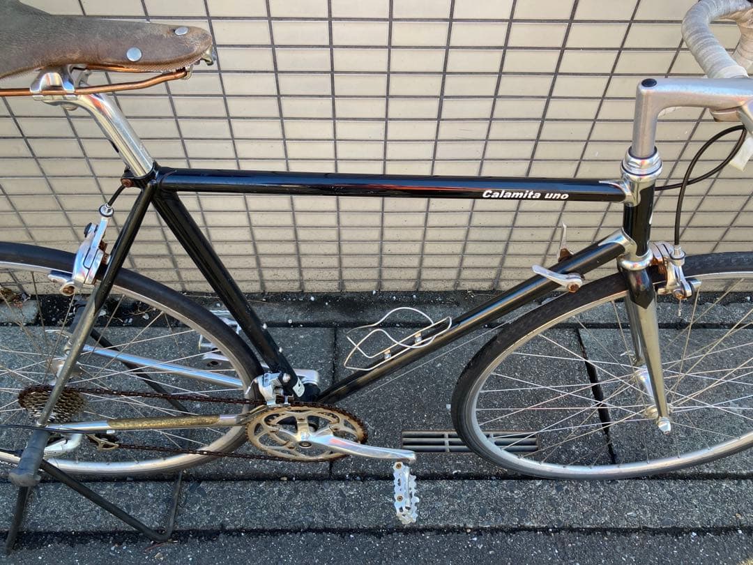 Calamita uno カラミータ ウノ クロモリフレーム シートポスト固着