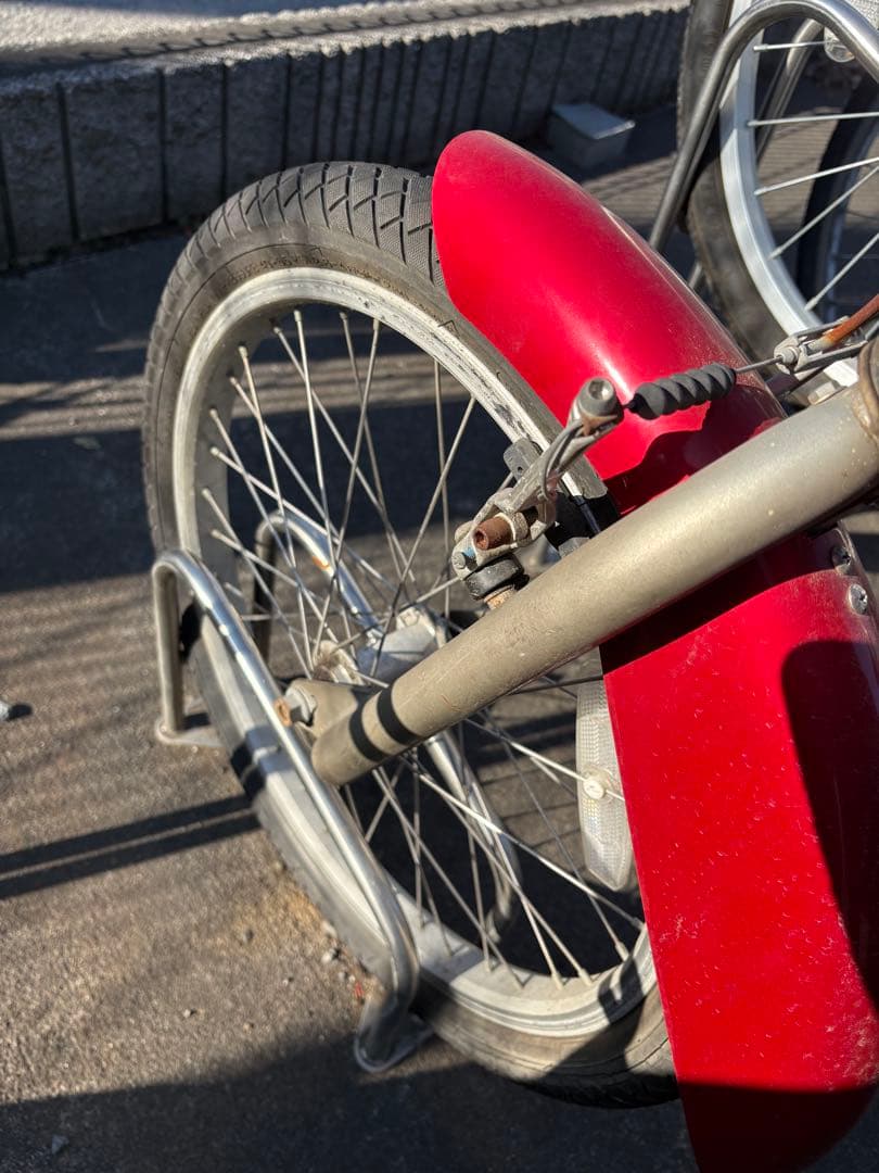 mini ebike 赤 鍵付き