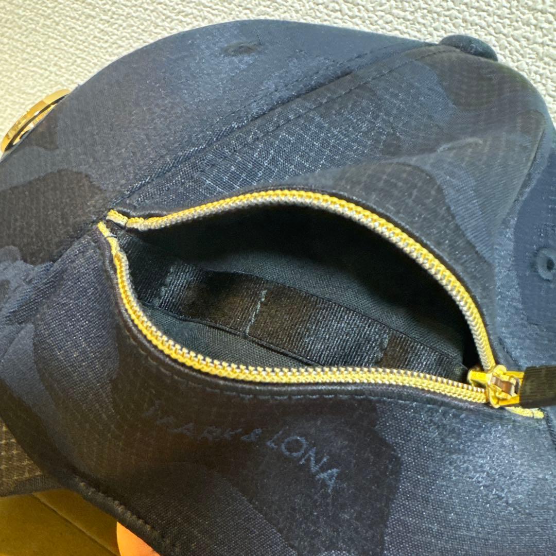 【MARK&LONA】Gauge Zip Cap★美品★ネイビー