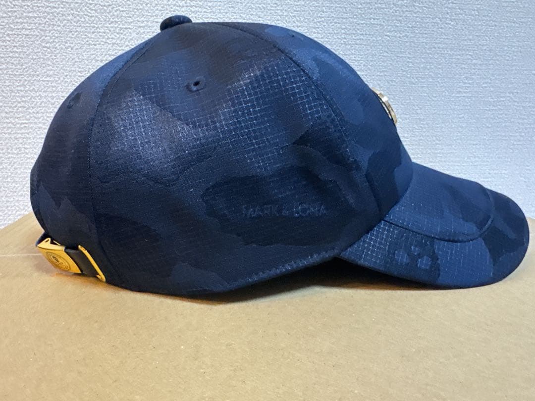 【MARK&LONA】Gauge Zip Cap★美品★ネイビー