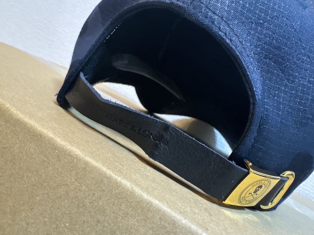 【MARK&LONA】Gauge Zip Cap★美品★ネイビー