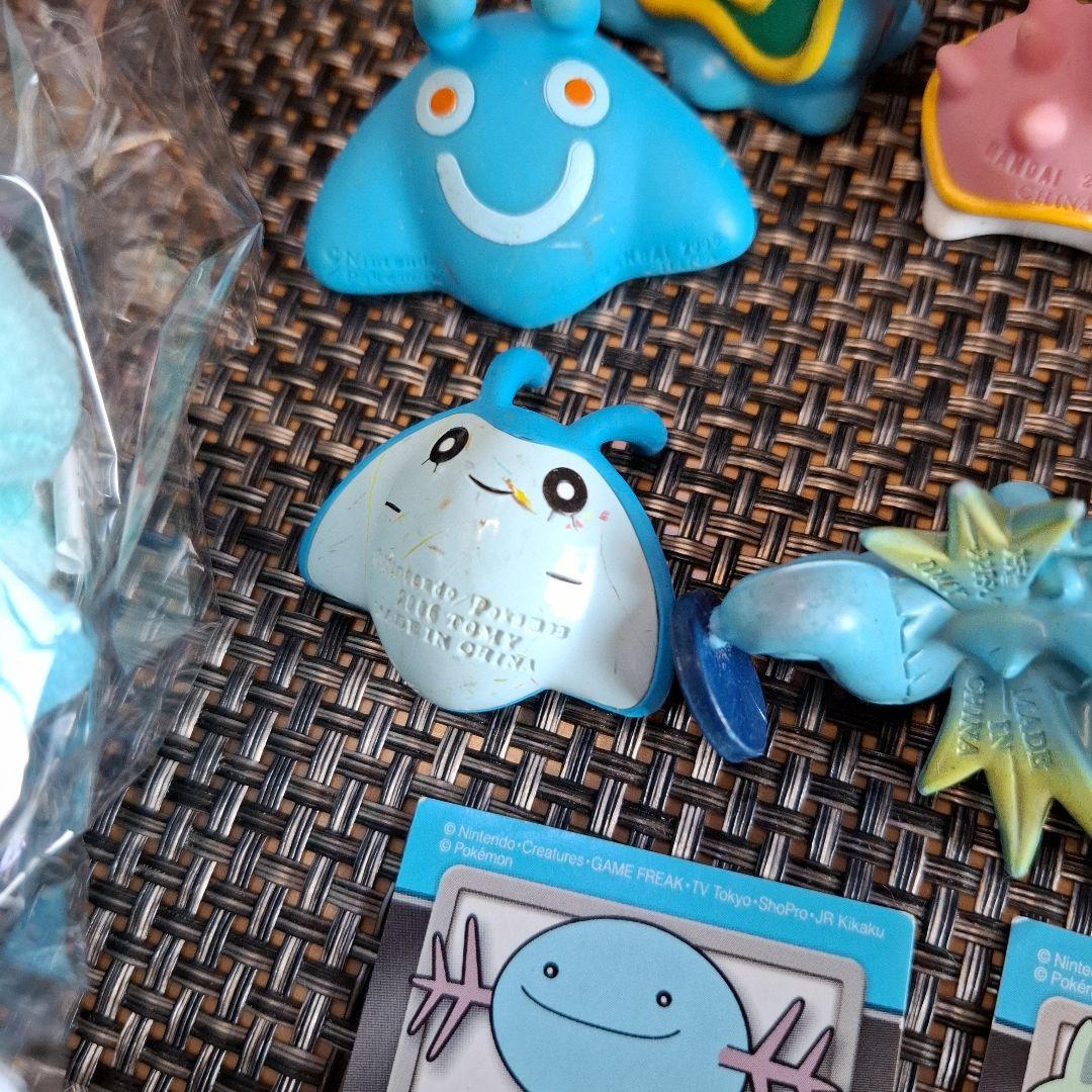 ポケモン モンコレ　フィギュア他　指人形　合計14個キーホルダー　おまけ付シール