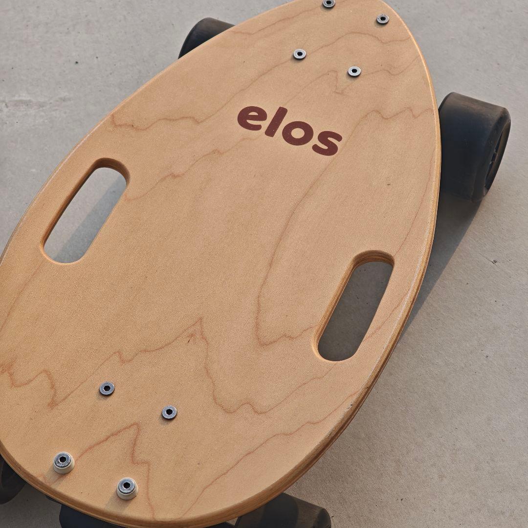 美品 elos スケートボード ナチュラル スケボー メープル