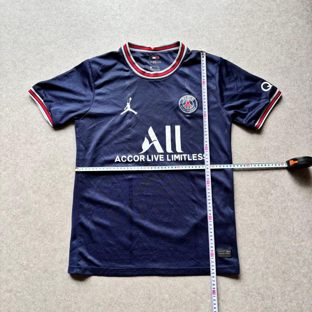 ジョーダンパリサンジェルマンサッカーシャツハキミ古着21/22SネイビーPSG