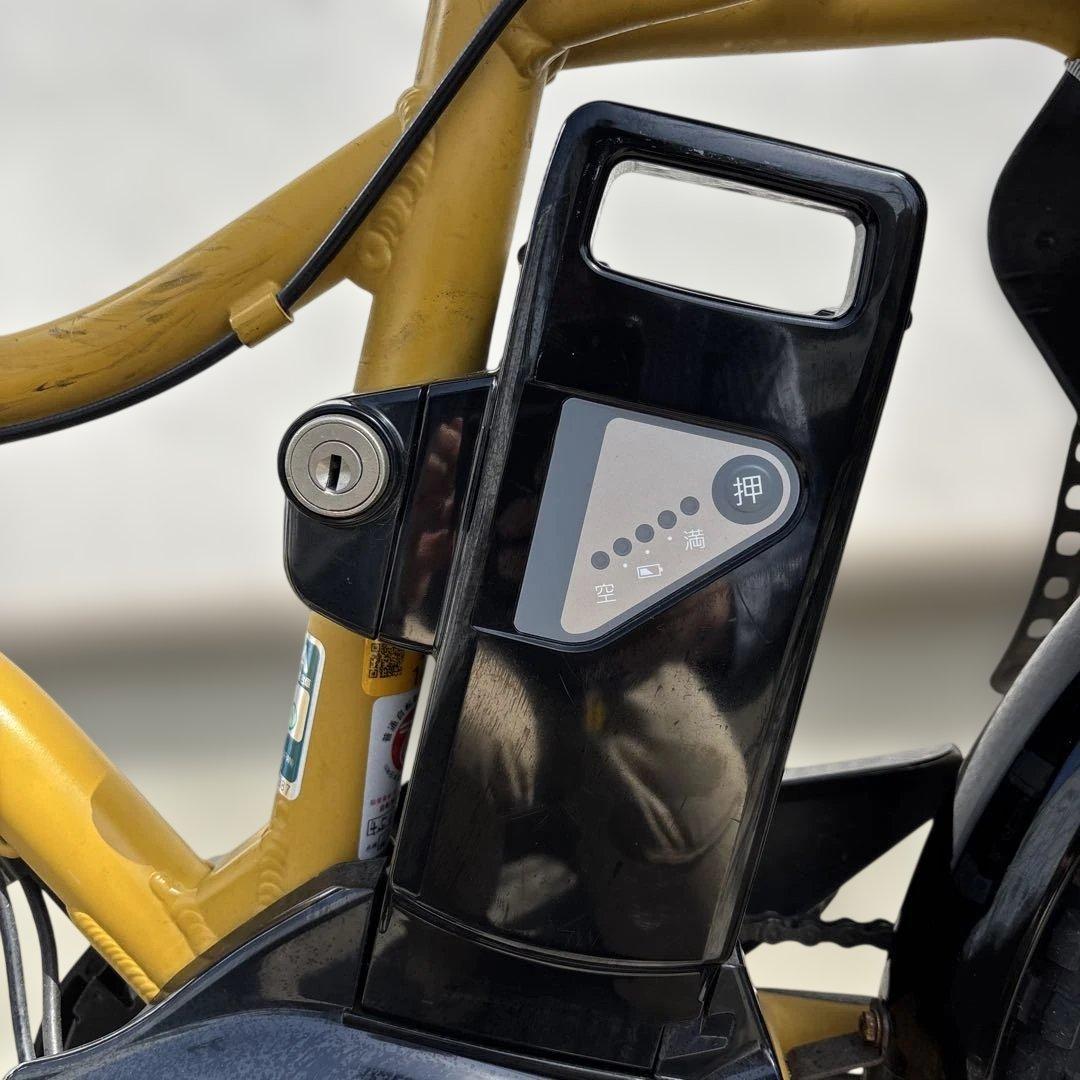 パナソニック EZ 電動アシスト自転車 イエロー チャイルドシート付 yepp