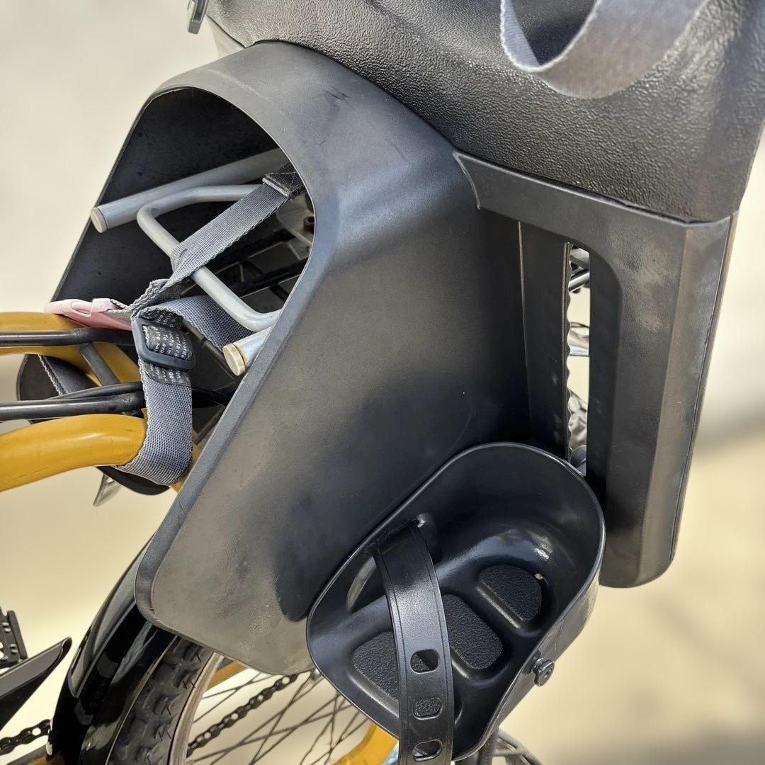 パナソニック EZ 電動アシスト自転車 イエロー チャイルドシート付 yepp