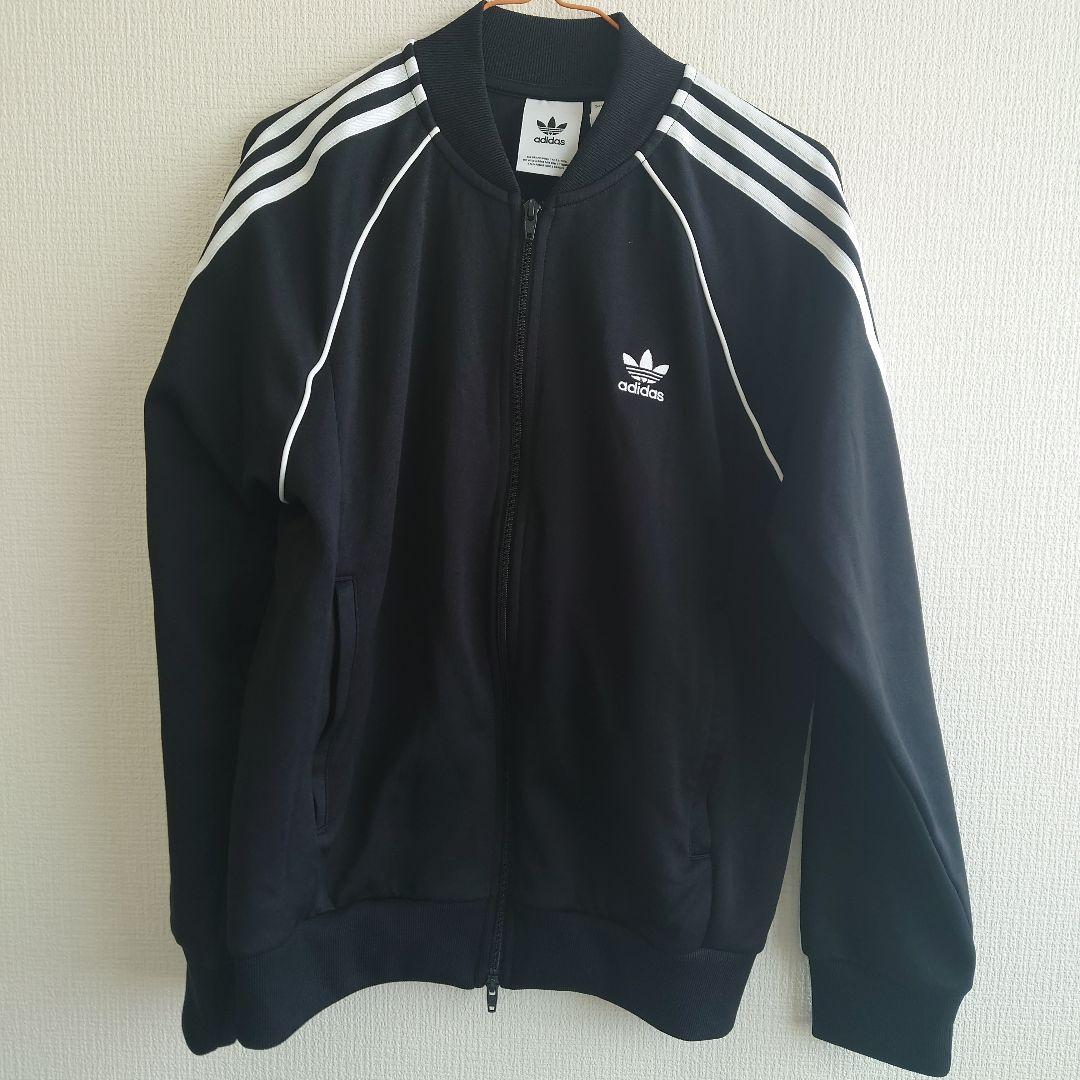 あのちゃん着 adidas ジャージ ジャケット 黒