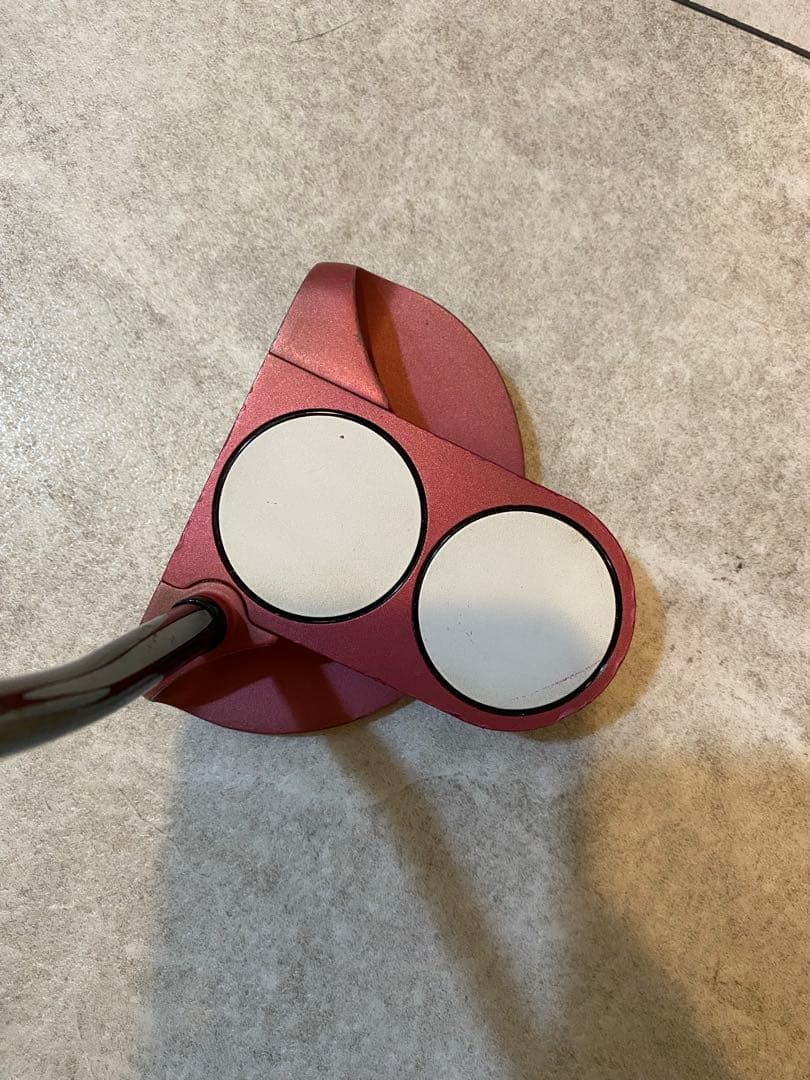 ODYSSEY OWORKS PINK 2-BALL パター （ヘッドカバー付）