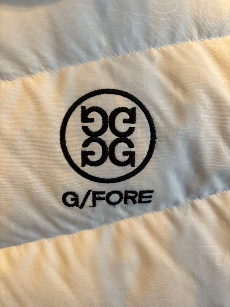 G/FORE ホワイト ダウンジャケット フード付き