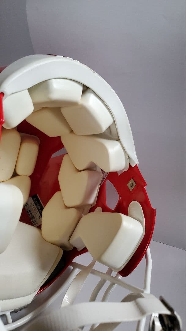【美品】Riddell アメリカンフットボールヘルメット 赤