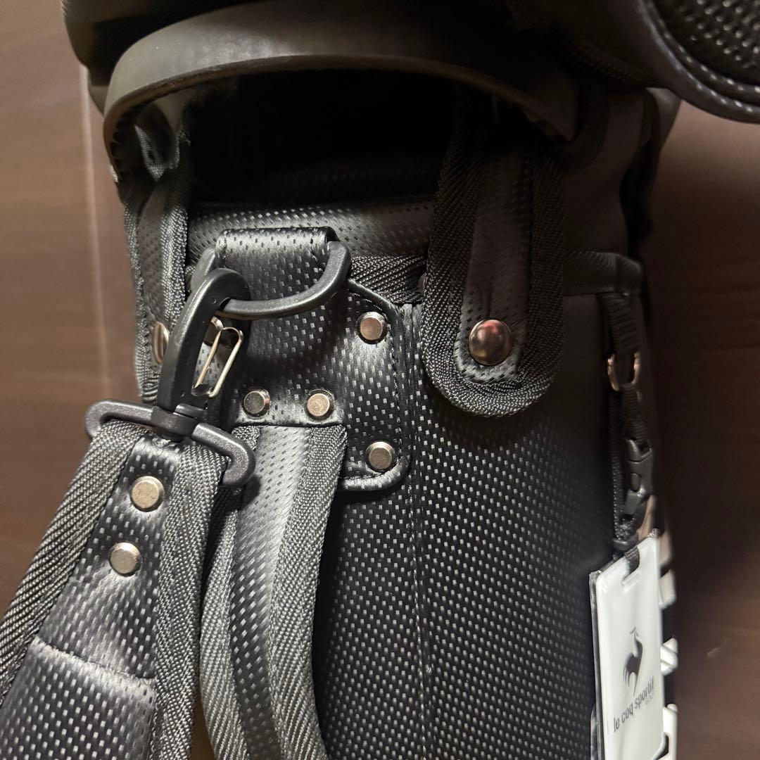 LECOQ SPORTIF LCSG82 キャディバッグ ゴルフバッグ ブラック