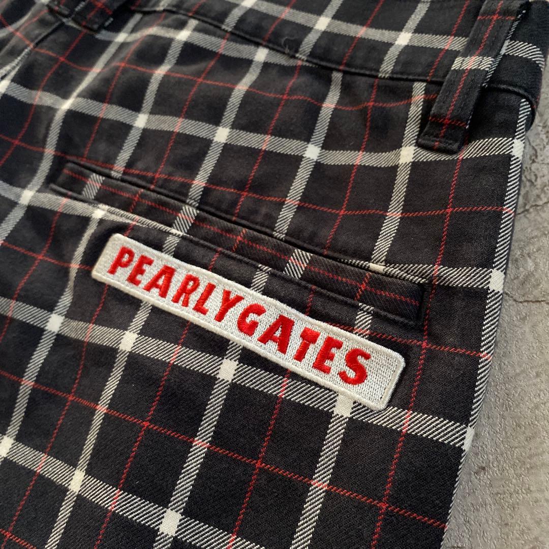 未使用PEARLY GATES　チェック柄ゴルフパンツ　メンズ　サイズ4