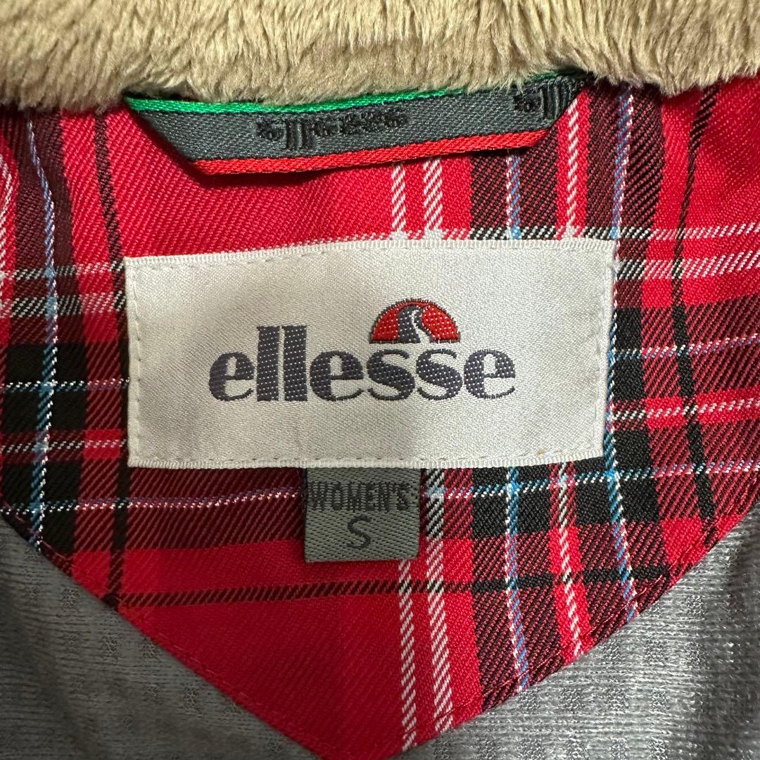 【超人気◎】ellesse 　スキーウェア　上下セット　中綿　チェック柄　美品◎