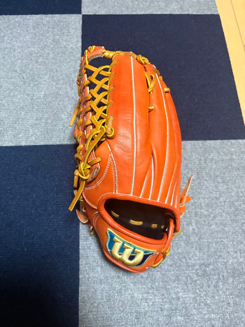 Wilson 軟式グローブ オレンジ