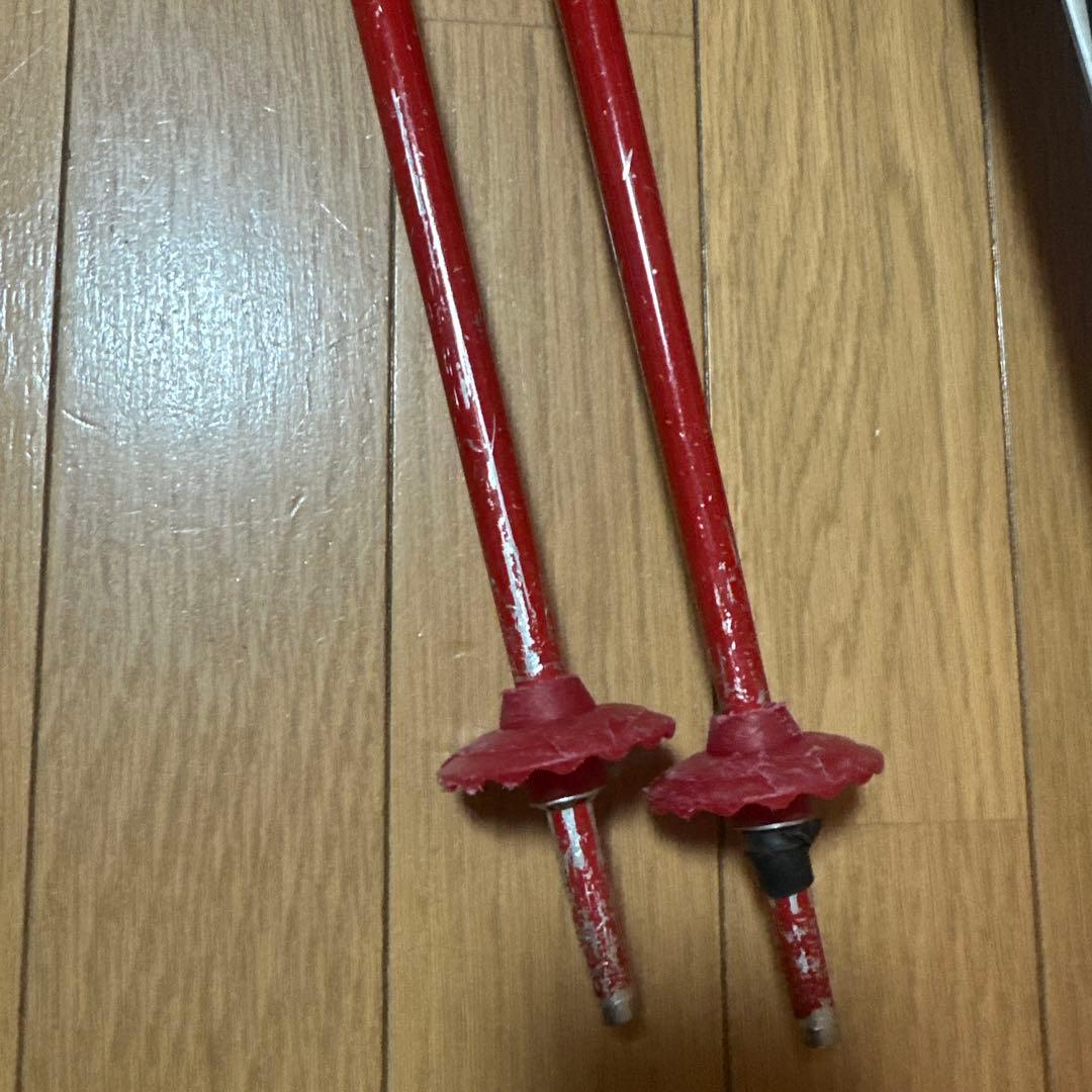 スキーセット スキー板110cm ブーツ　19cm ストック80cm