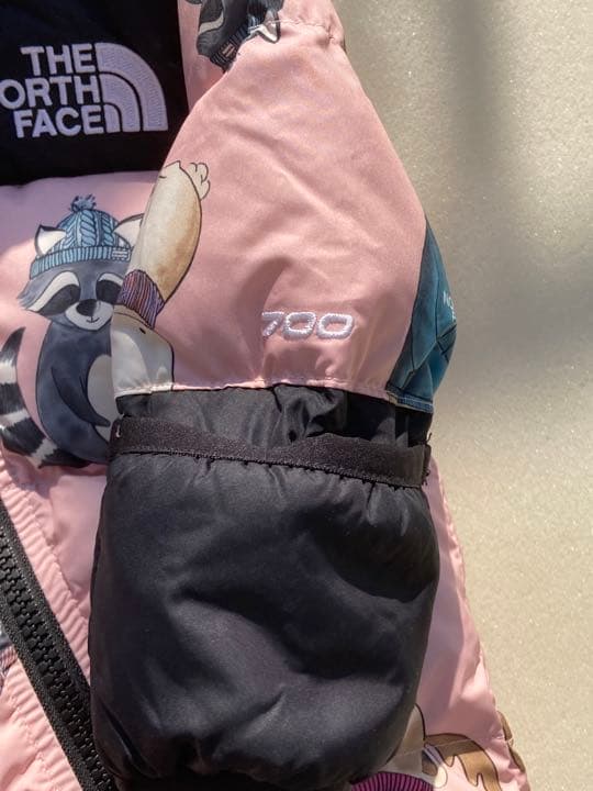 ノースフェイスの赤ちゃん用ダウン