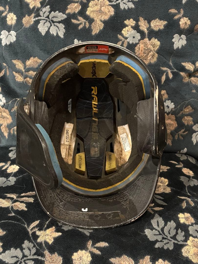 【非売品】横浜隼人高校 硬式野球部 Rawlings 試合用ヘルメット 右打者用