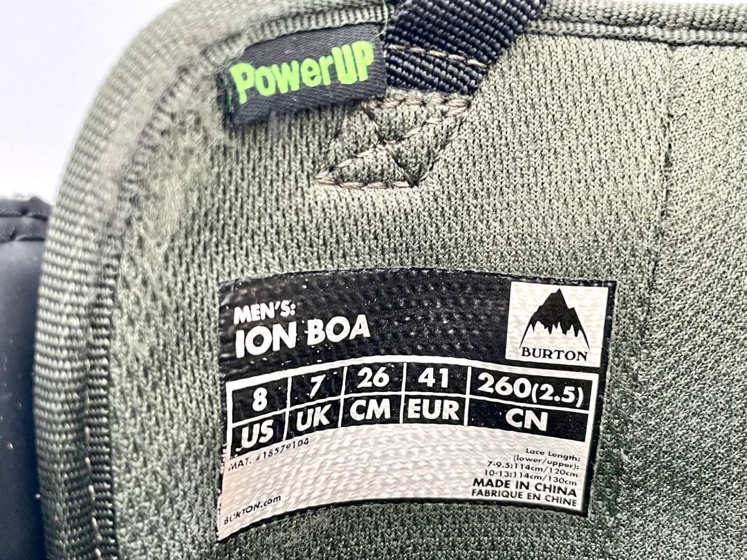 [クリーニング済] 26cm 21-22 ION BOA Mens Burton