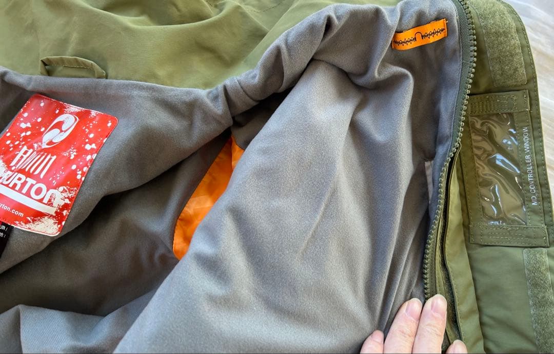 BURTON RONIN スノーボード ウェア 上 オリーブグリーン M
