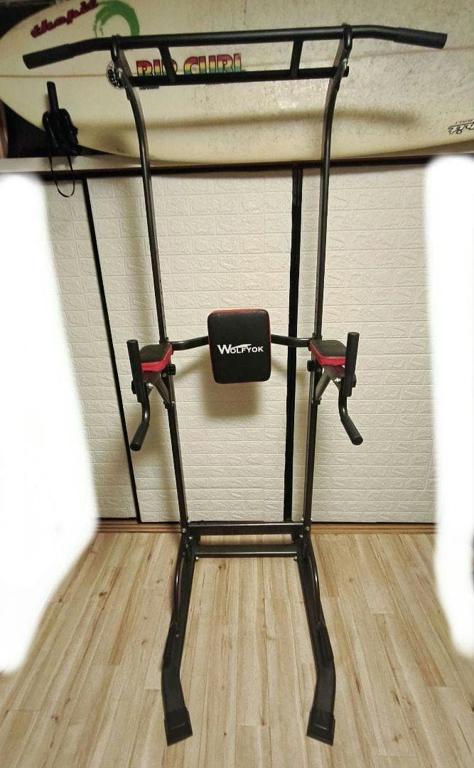 栄*乱様 WOLFYOK ぶら下がり健康器 背もたれ付き 180kg