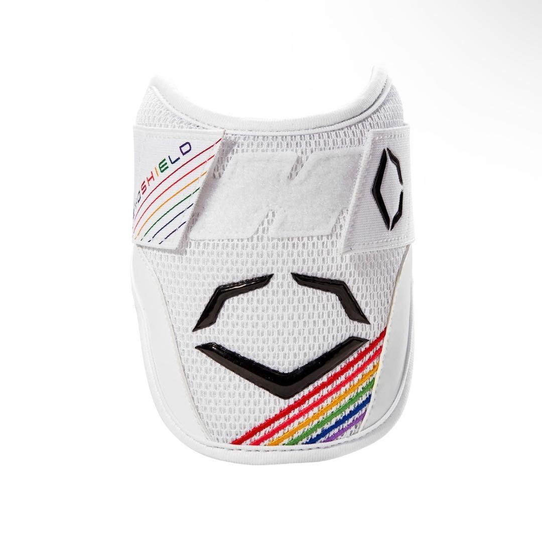 EVOSHIELD X-Srz ホワイト Lサイズ エルボガード 防具