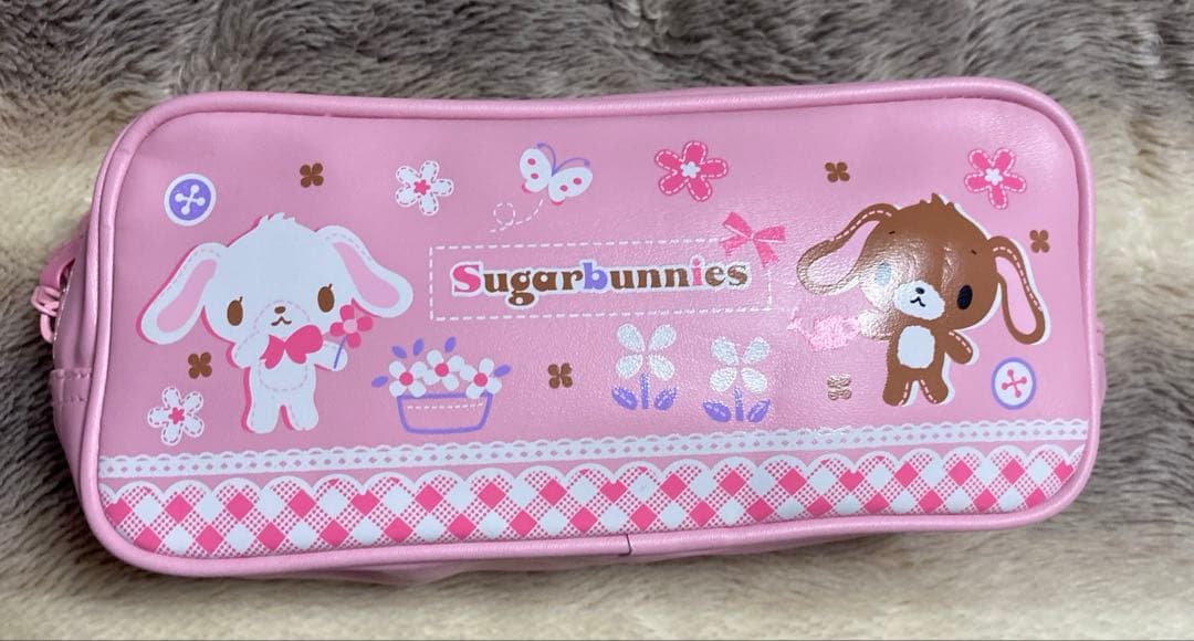 サンリオ　シュガーバニーズ　グッズ　まとめ　平成レトロ　旅行バッグ　ペンケース