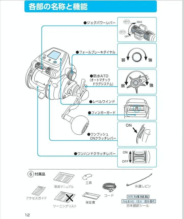 ダイワ (DAIWA) 電動リール LEOBRITZ レオブリッツ S500J