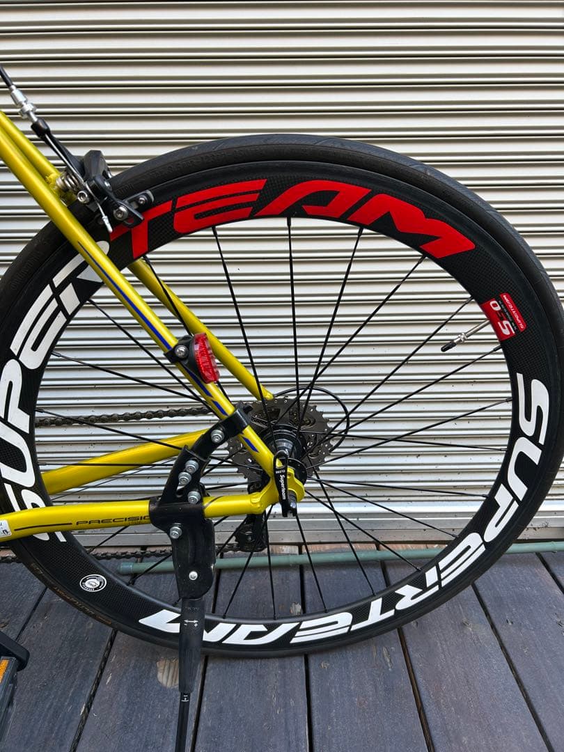 ロードバイク　プレジション　super teamホイール