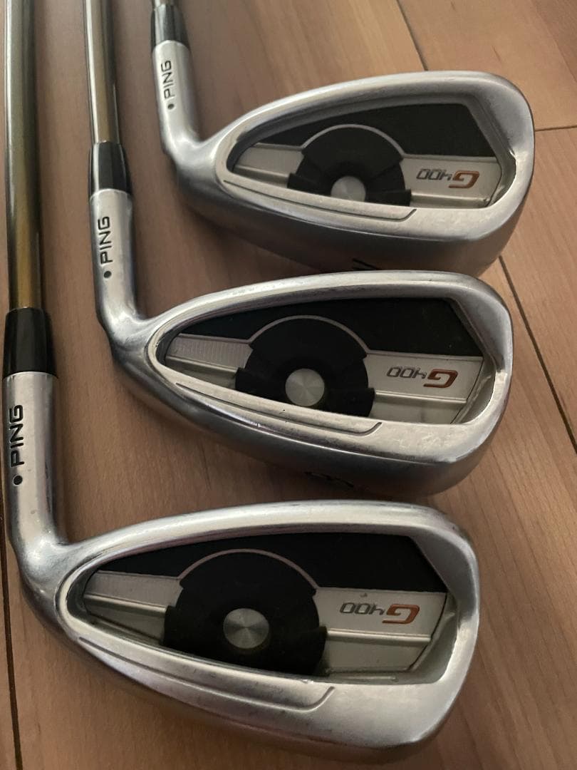 PING ピン G400 黒ドット アイアンセット 5-W フレックス R
