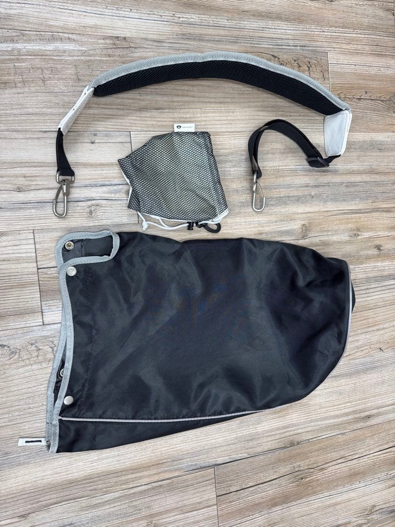 Callaway Solaire シンプル白黒 キャディバック ＋ ヘッドカバー