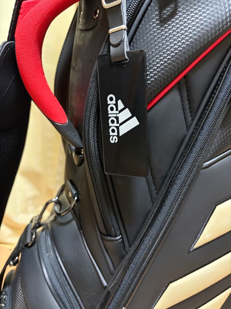 【美品】adidas アディダス キャディバッグ スリーバー 9.5型 4分割