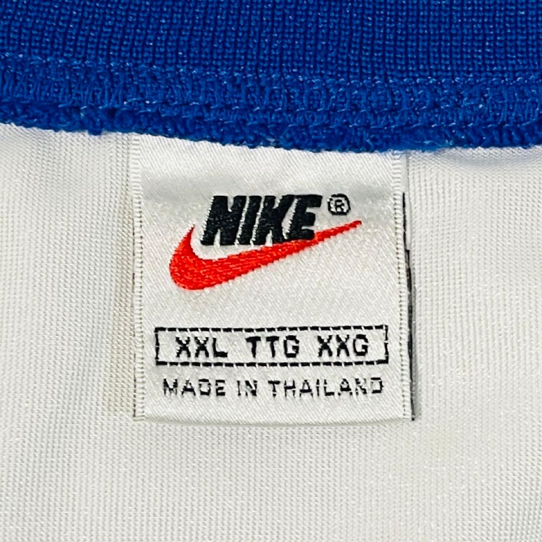 【90s激レア!サガン鳥栖】NIKE ビッグスウッシュ 練習シャツ XXL白