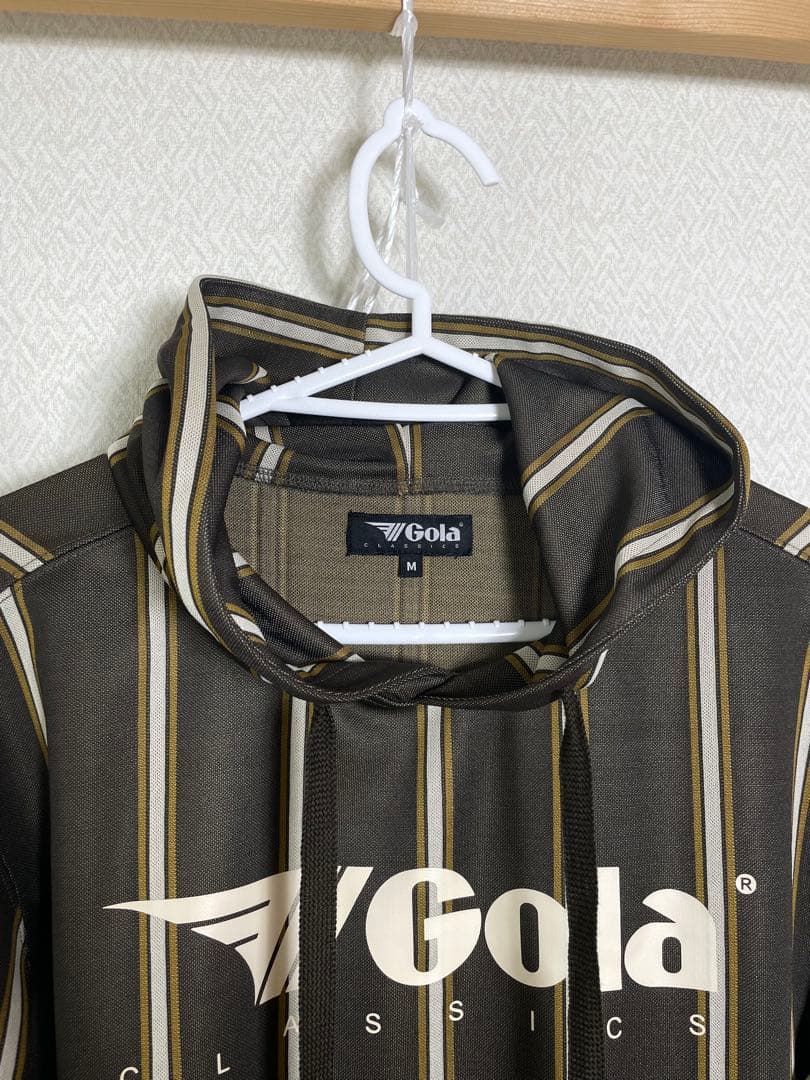 （美品）GOLA ゴーラレジメンストライプパーカー 上下セット Mサイズ