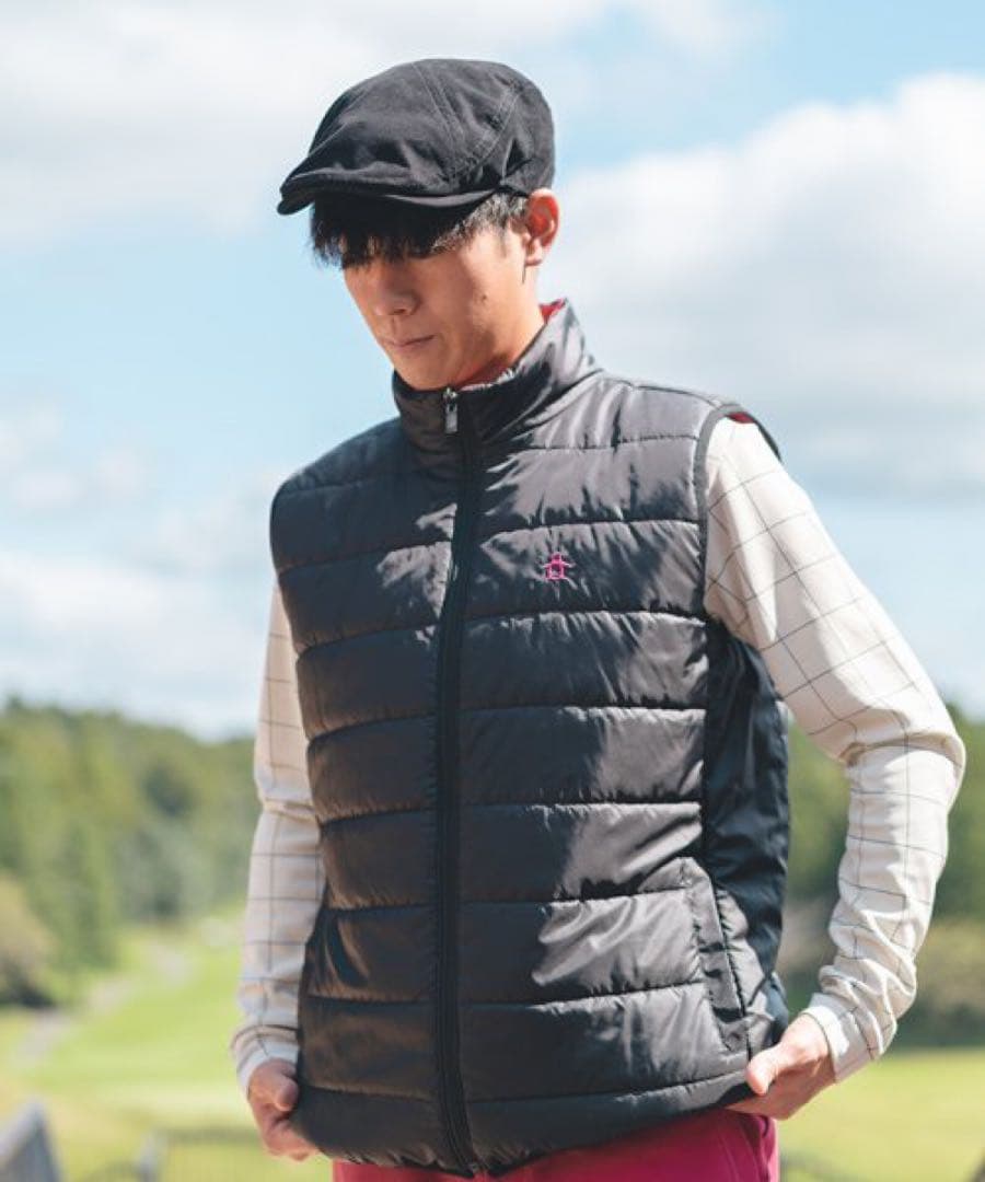 新品‼️★Munsingwear(マンシングウェア)★カポックリバーシブルベスト★