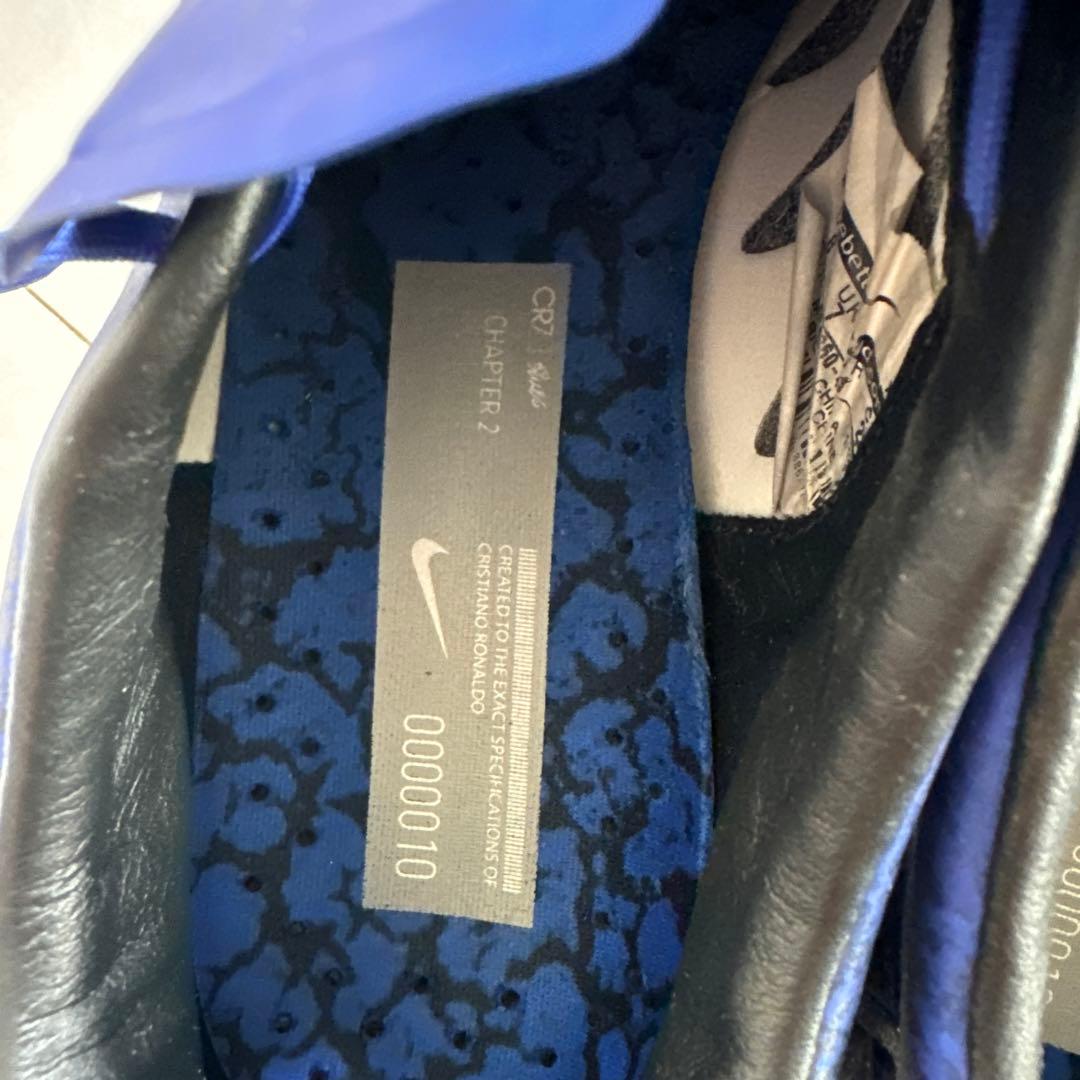 【レア】Nike CR7 青 シルバー スパイクシューズ 収納袋付き