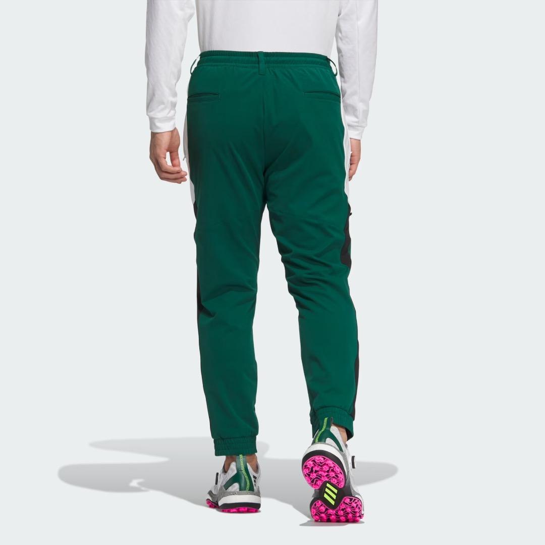 【100】秋冬 定価14,300円 アディダス ゴルフ ジョガーパンツ 緑