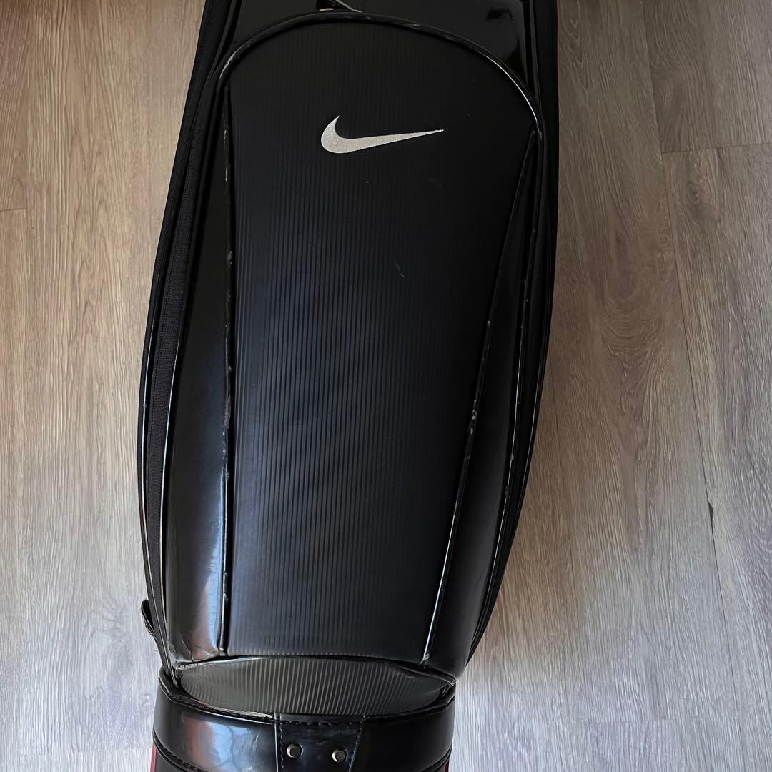 【希少】NIKE GOLF キャディバッグ 9型 ブラック×レッド