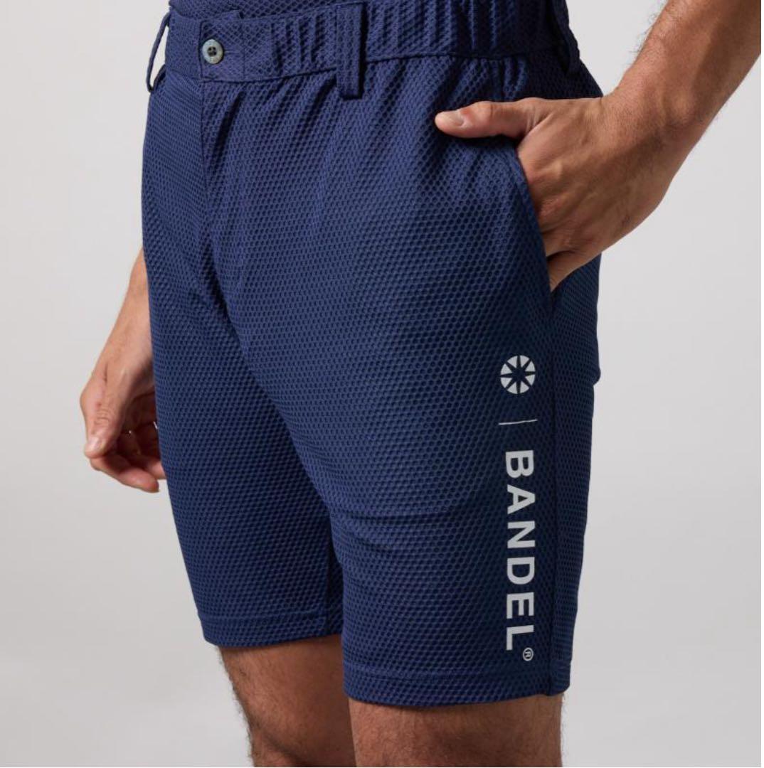 【新品・タグ付き】BANDEL メンズ ショートパンツ ネイビー L