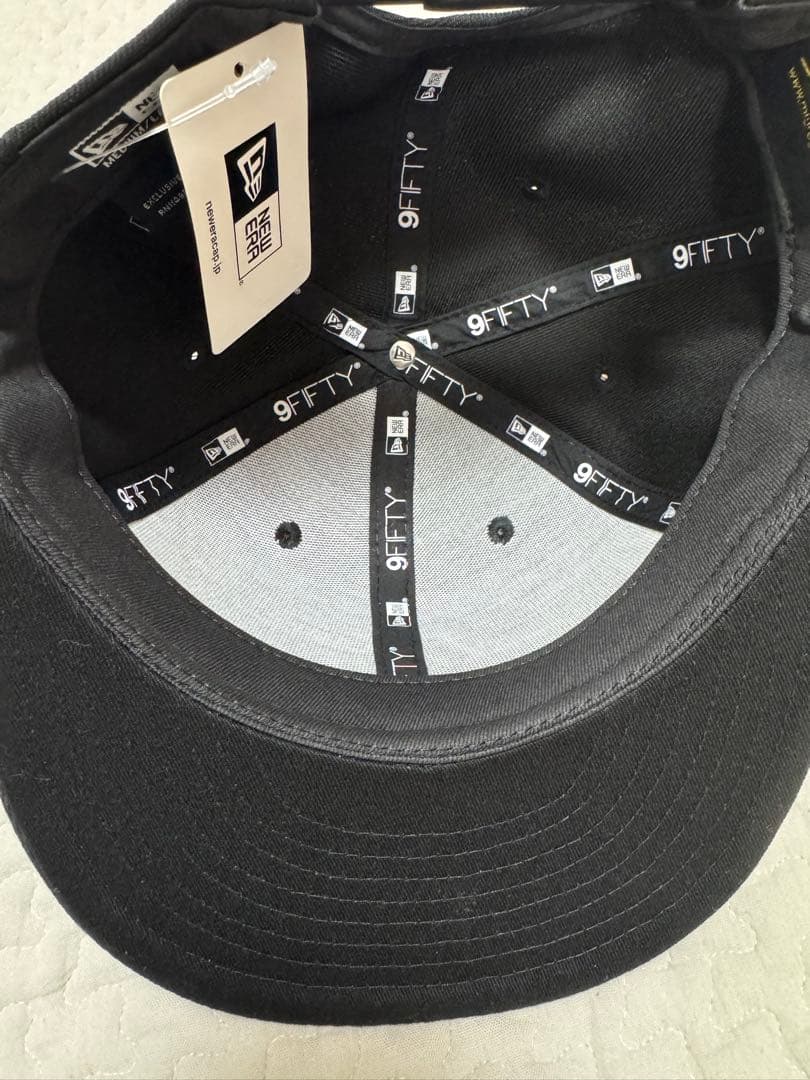 三浦技研⭐︎ニューエラ⭐︎新品ブラックスナップバックキャップ 9FIFTY