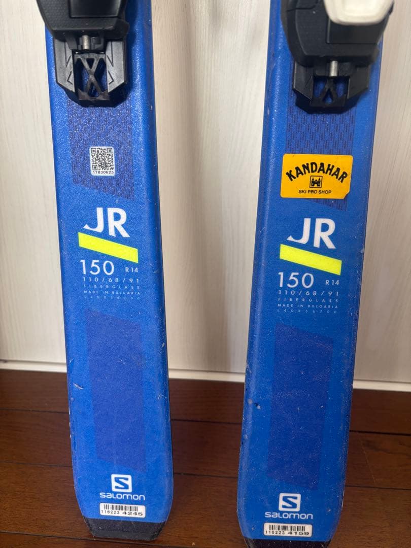 ジュニア　スキー板SALOMON&ブーツLANGE 23.5cm セット